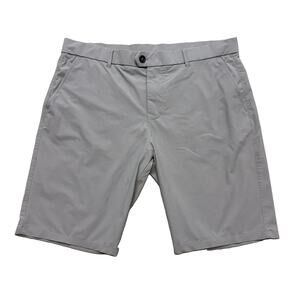 Greyson Shorts Montauk Golf Mens Gray Stretch Performance 10” Shorts Size 38